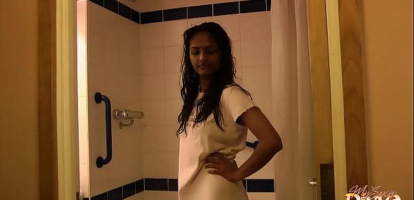 Indian Teen Divya Shaking Hot Ass In Shower